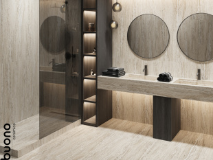 Керамогранит Buono Ceramica Stones Travertino Beige Matt арт. S4442M (60x120) матовый